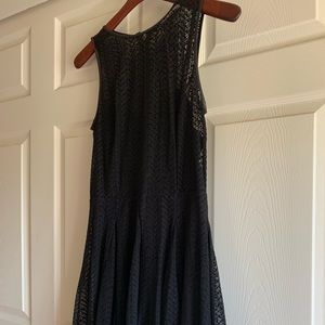 Armani exchange polka dots little black dress